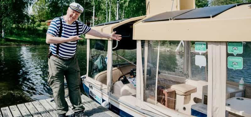 Croisière sur le lac Saimaa en Ecoboat à Puumala
