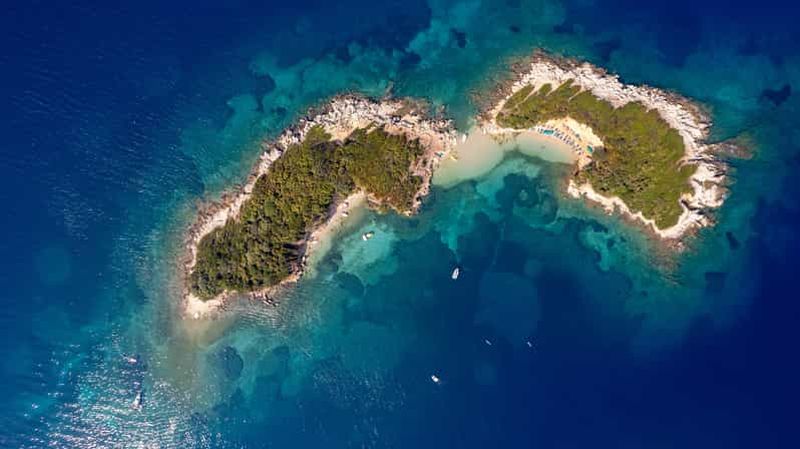 Ksamil : Excursion en bateau vers les 5 îles de Ksamil et les îles jumelles