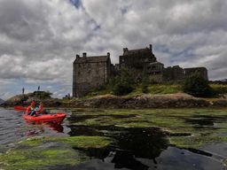 Expérience de kayak au château d'Eilean Donan