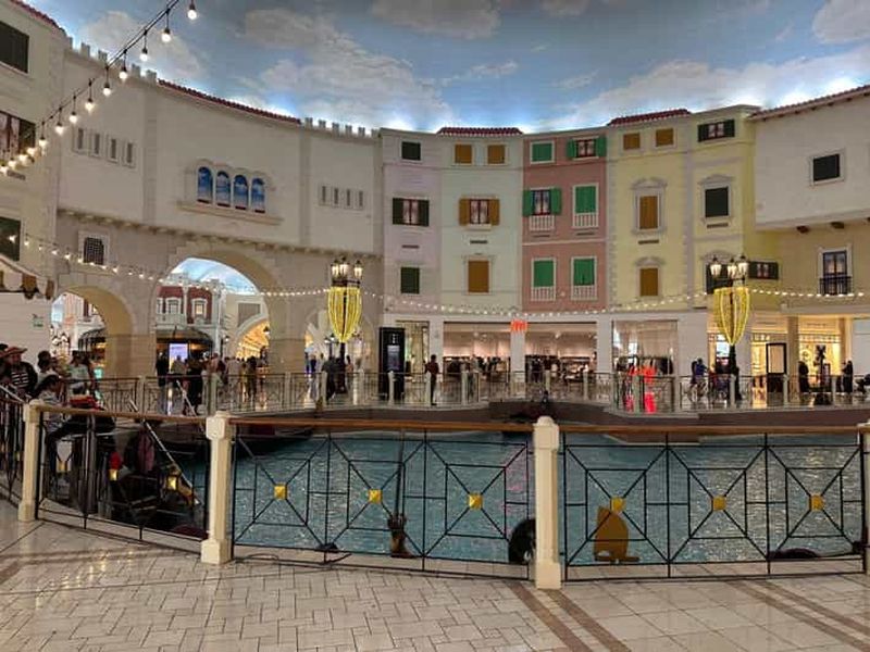 Doha : Tour de ville privé, promenade en gondole et visite du centre commercial Villaggio