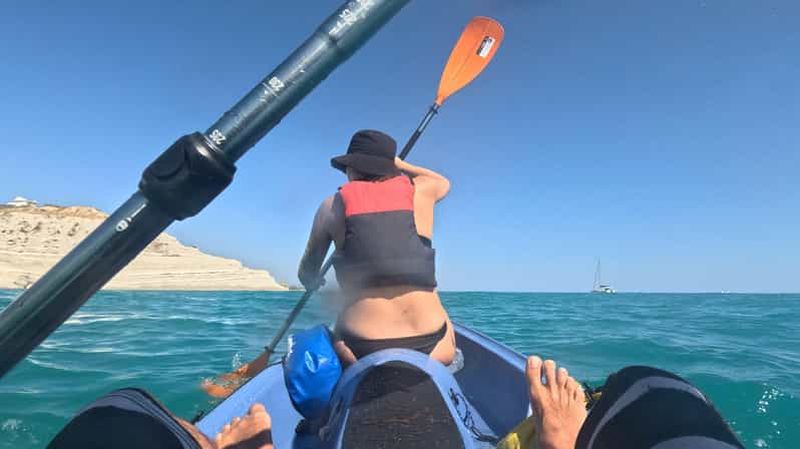 SCALA DEI TURCHI EN KAYAK ET SNORKELING : Aventure en mer avec moniteur