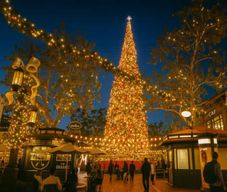Los Angeles : visite des illuminations de Noël avec arrêt à LACMA Urban Light