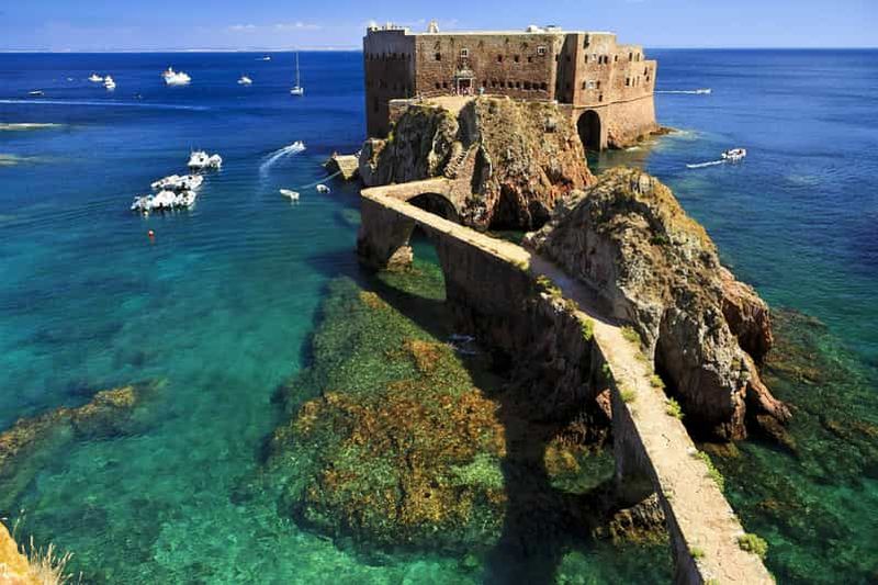 Depuis Peniche : Tour en bateau aller-retour de l'archipel de Berlengas.