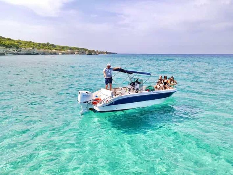 Au départ de San Foca : Excursion en bateau dans le Salento, Marine di Melendugno