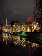 Strasbourg : Marché de Noël de nuit avec vin chaud