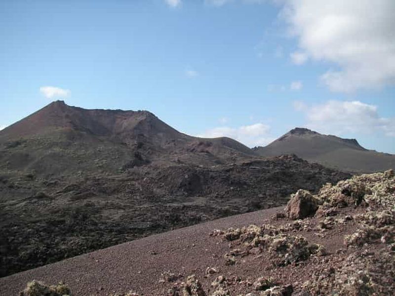 Lanzarote : Randonnée guidée sur le volcan avec transferts