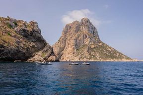 EXCURSION EN JET SKI À ES VEDRA, IBIZA, AU DÉPART DE SANT ANTONI