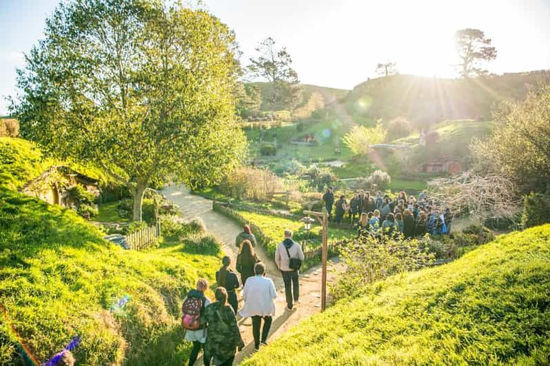 Auckland : Excursion d'une journée dans le décor de Hobbiton avec déjeuner festif