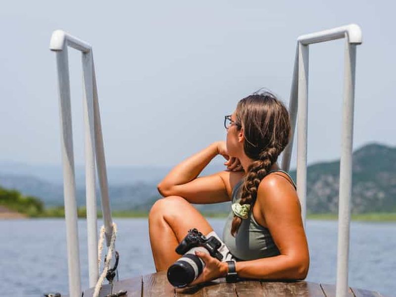 Lac Skadar : Petit tour en bateau à la forteresse de Grmožur avec boissons