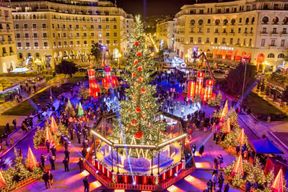 Thessalonique : visite du marché de Noël avec dégustation de douceurs