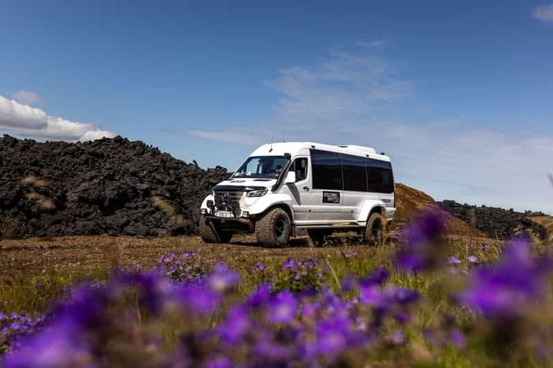Péninsule de Reykjanes : excursion en super jeep vers les volcans