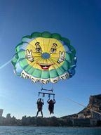 Alicante : Parachute ascensionnel et tour en bateau