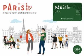 Paris Passlib' City : Pass officiel avec 5 attractions majeures