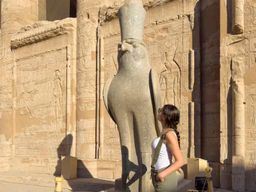 Louxor : Visite du temple d'Edfou, déjeuner, felouque et droits d'entrée