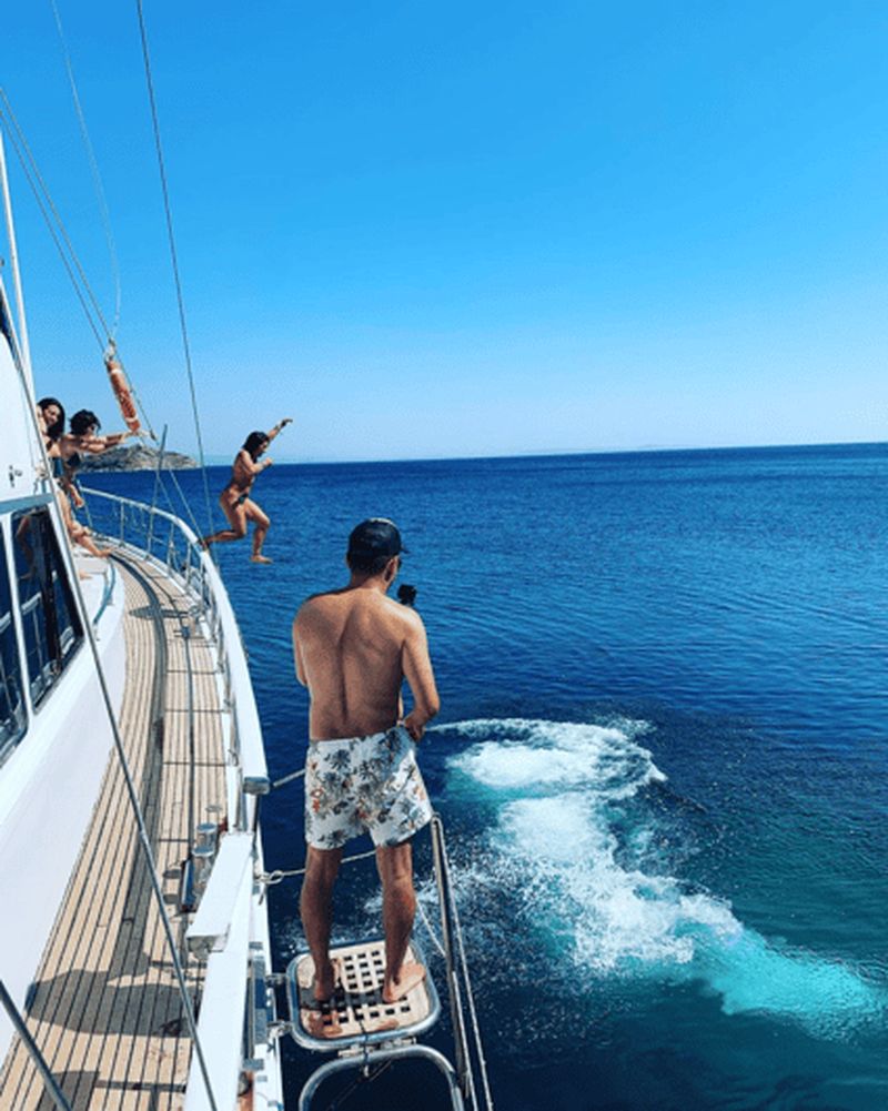 Mykonos : Croisière sur les îles de Delos et de Rhénia avec repas barbecue