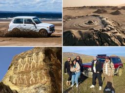 Bakou : safari d'une demi-journée à Gobustan et aux volcans de boue