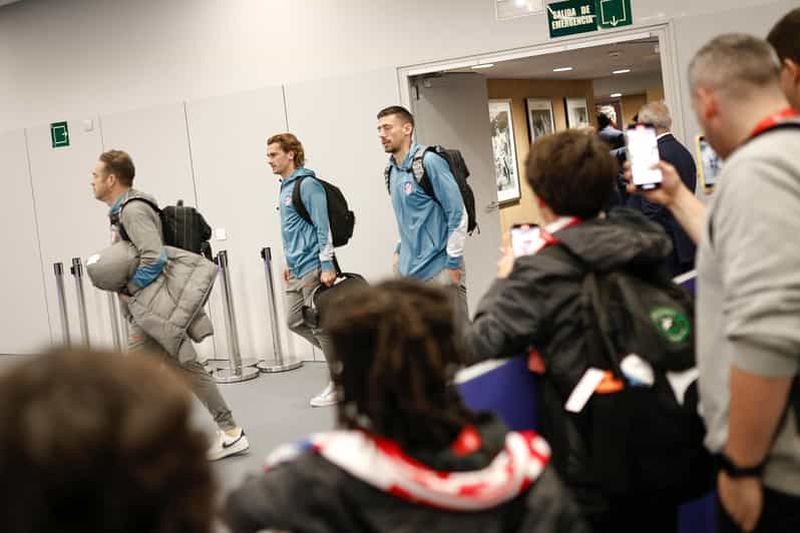 Atletico de Madrid : Arrivée de l'équipe + Billet de match