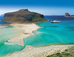 Depuis le port de Kissamos : croisière en bateau vers la lagune de Balos et Gramvousa