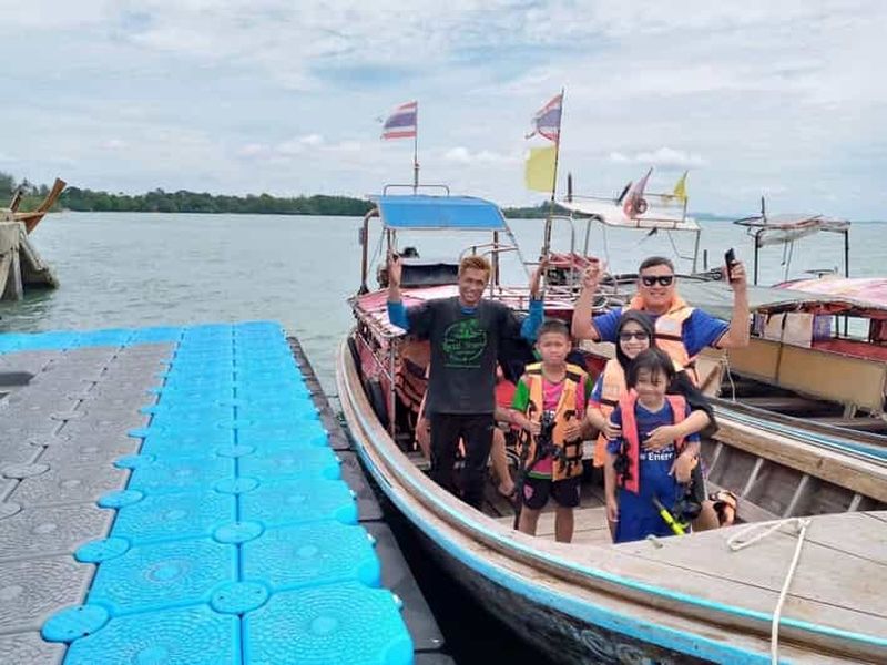Ao Nang : transfert aller simple en bateau à longue queue vers la plage de Railay