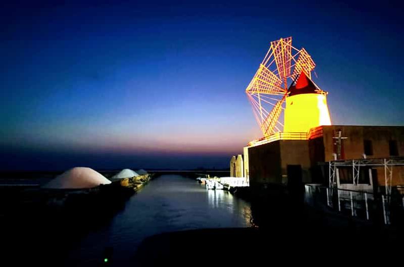 Au départ de Trapani : visite des marais salants de Marsala et des îles Stagnone.