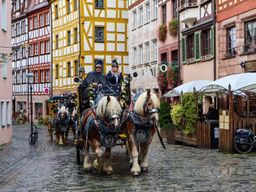 Nuremberg : Marché de Noël et promenade en diligence dans la vieille ville