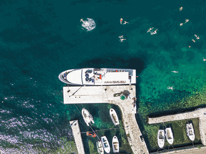 Herceg Novi : Tours en bateau dans la baie de Kotor