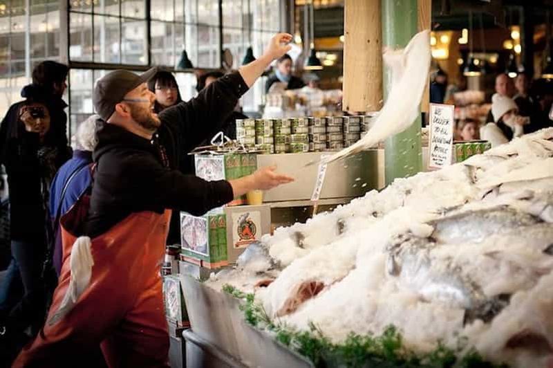 Seattle : Visite de dégustation du marché de Pike Place pour les lève-tôt