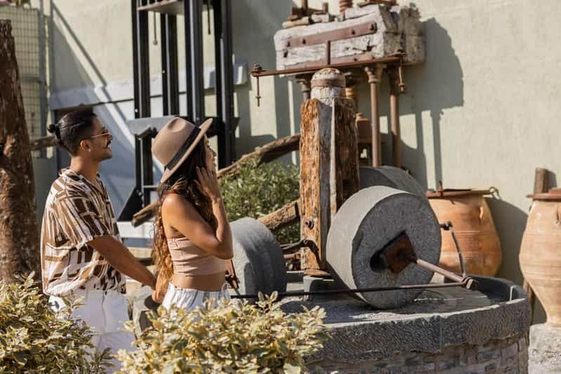 Dégustation d'huile d'olive de Crète, de vin, de raki et de nourriture crétoise !