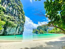 Krabi : Visite de l'île de Hong en bateau à longue queue avec option kayak
