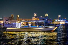 Dubaï : sortie en bateau abra à Creek Harbour