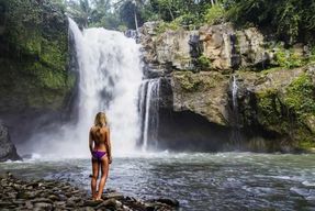 Ubud : cascade de Tegenungan, snorkeling et canyoning
