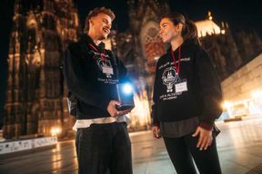 Cologne : cathédrale et vieille ville en soirée - visite interactive avec vidéoprojecteur