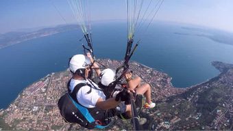 Toscolano, Lac de Garde : Vol en parapente en tandem