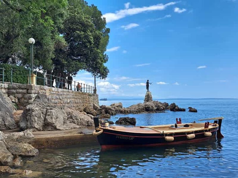 Opatija : sortie en bateau au coucher du soleil ou baignade