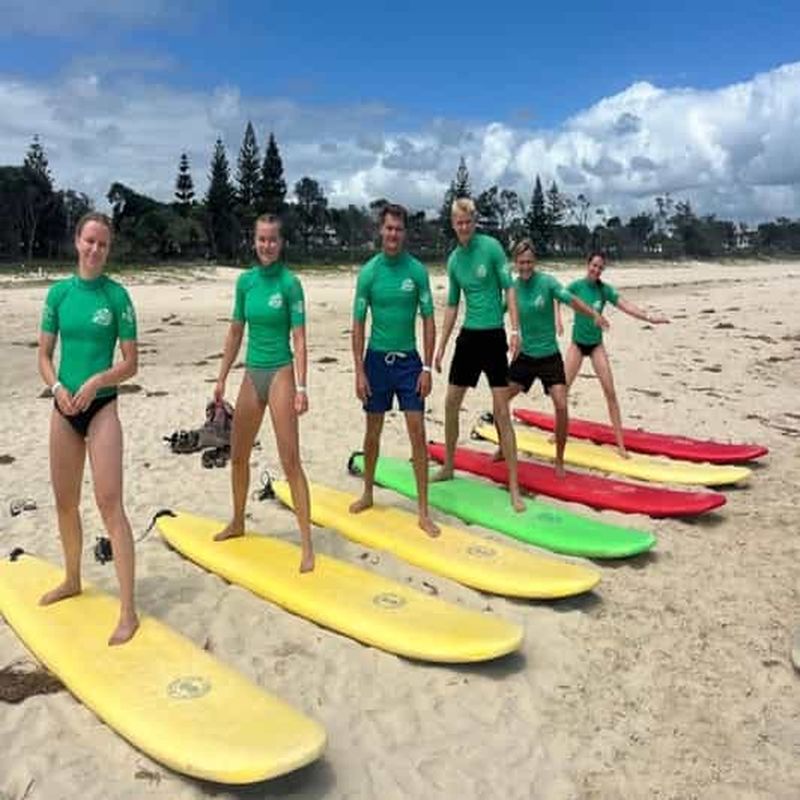 Byron Bay : cours de surf en groupe avec moniteur