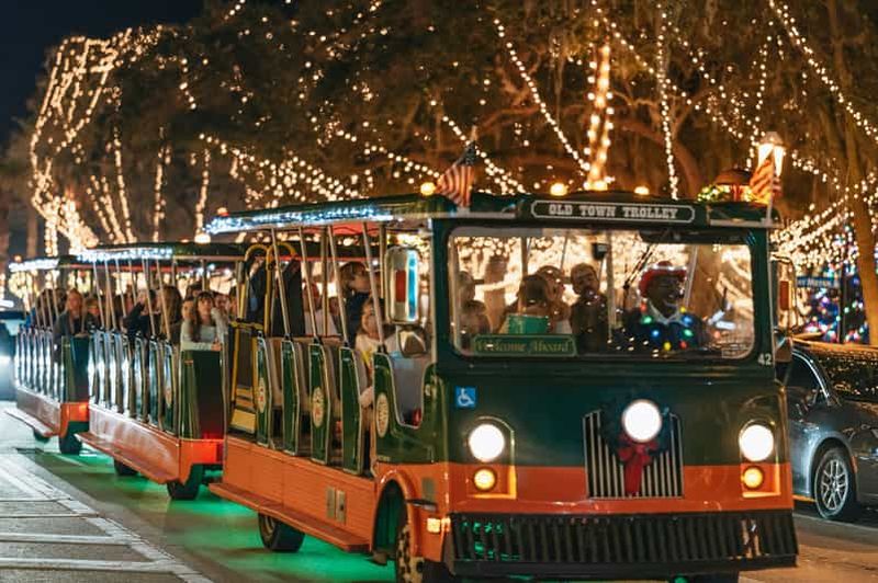 St Augustine : Visite nocturne en trolley