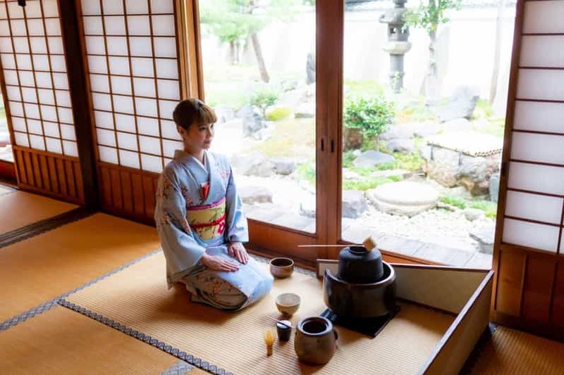 Kyoto : Cérémonie du thé Ju-An au temple Jotokuji