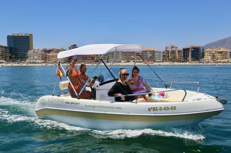 Fuengirola : Location de bateau de 1 à 4 heures - Pas de permis nécessaire