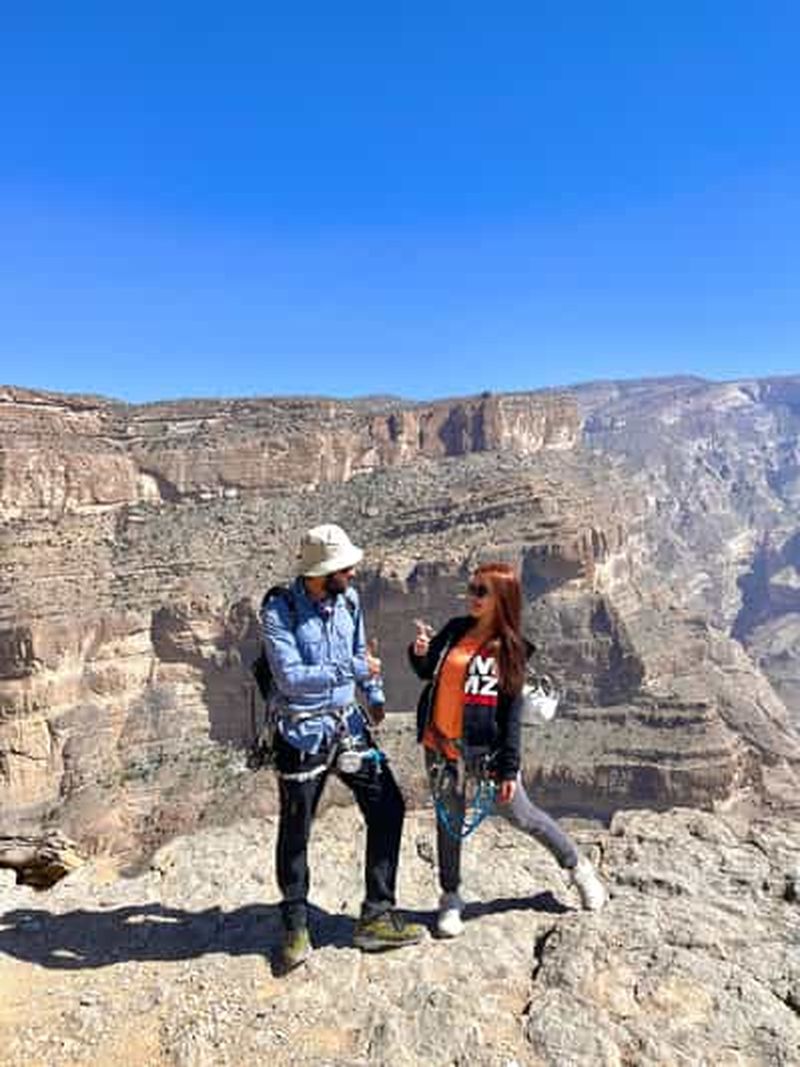 Djebel Shams : via ferrata et promenade panoramique