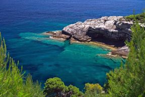 Au départ de Dubrovnik : Croisière en bateau rapide vers Mljet&Sipanska Luka