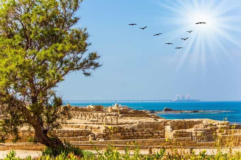 Depuis Tel Aviv : visite de Césarée, Haïfa, Acre et Rosh HaNikra