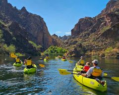 Lac Saguaro : Excursion guidée en kayak