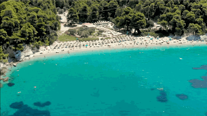 Skiathos : Croisière d'une journée sur l'île et la plage de Mamma Mia