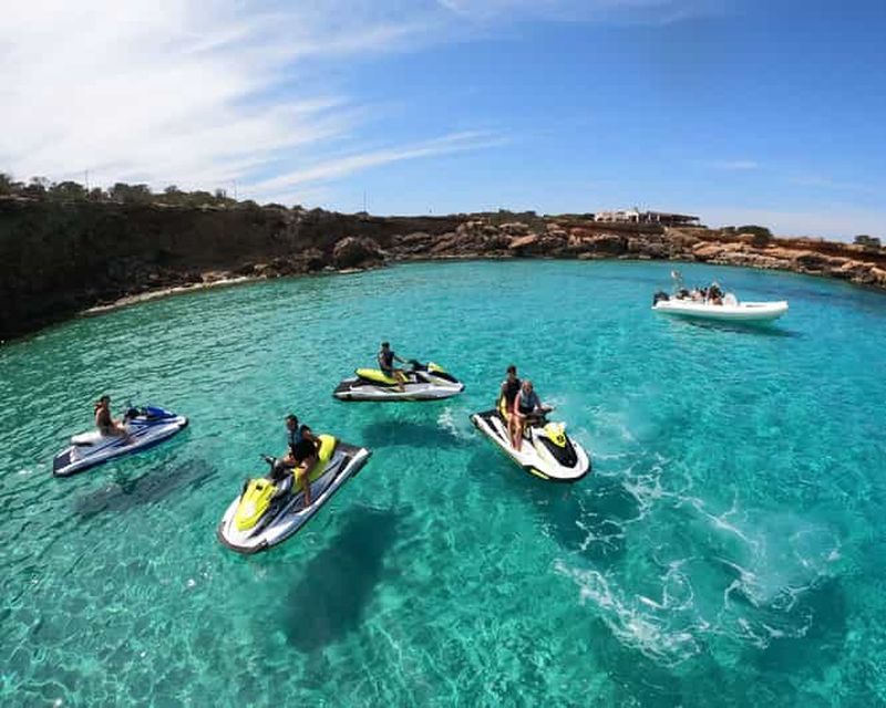 Excursion en jet-ski à Cala Comte depuis San Antonio