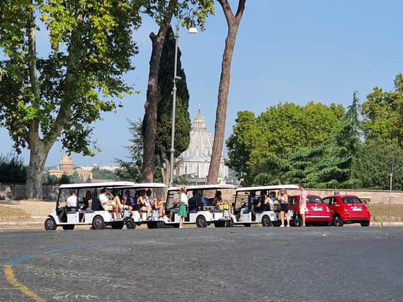 Rome : Visite de la ville en voiturette de golf avec gelato