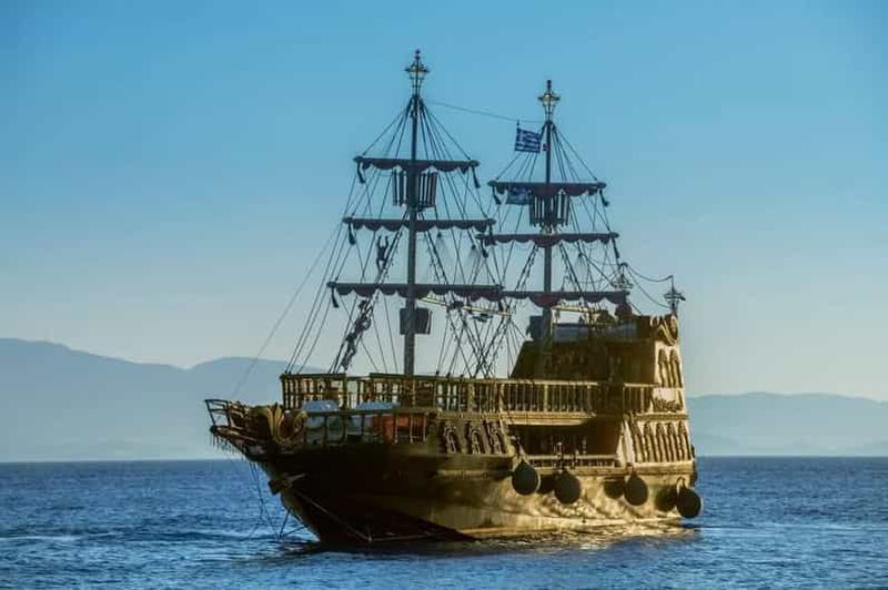Au départ de Kos : excursion d'une demi-journée en bateau vers l'île de Pserimos avec déjeuner