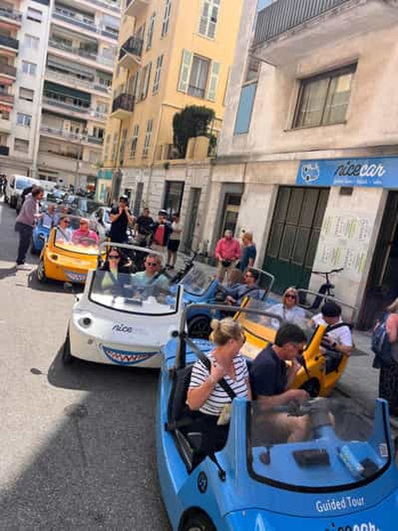Depuis Nice : conduisez et suivez le guide - visite panoramique en 3 roues