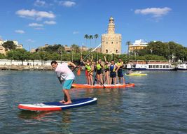 Séville : Session de Paddle-Board géant en groupe