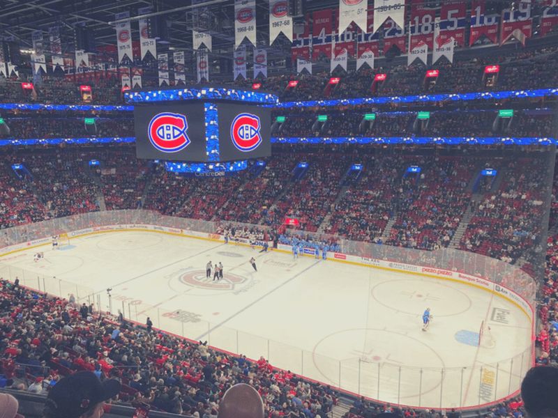 Centre Bell : Billet pour un match de hockey sur glace des Canadiens de Montréal