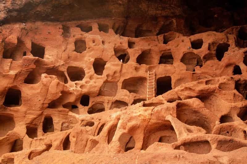 Grande Canarie : Cueva Pintada Gáldar, salines d'Arinaga et Cenobio Valeron